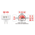 2-портовый адаптер AV2000 HomePlug AV2 Powerline Pass-Thru Gigabit Ethernet