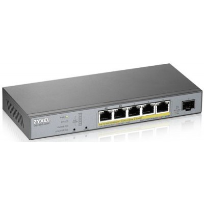 Коммутатор PoE ZYXEL GS1350-6HP GS1350-6HP-EU0101F Коммутатор PoE ZYXEL GS1350-6HP GS1350-6HP-EU0101F