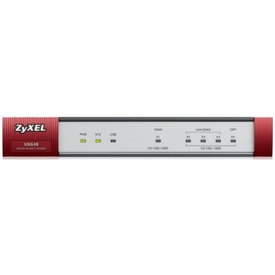 Межсетевой экран ZYXEL USG40-RU0102F USG40 UTM BDL Межсетевой экран ZYXEL USG40-RU0102F USG40 UTM BDL