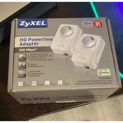 Адаптер Powerline Zyxel PLA4211 PLA4211-US0201F Адаптер Powerline Zyxel PLA4211 PLA4211-US0201F